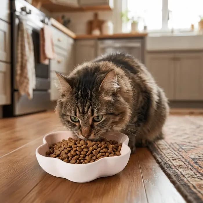 Bol en céramique créatif en forme de patte pour chat
