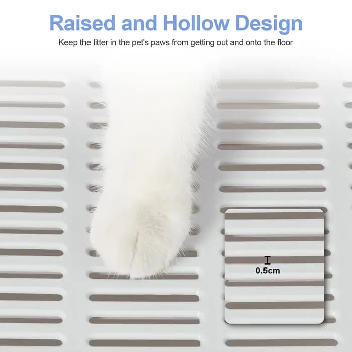 Bingopaw-Bac à litière pliable média pour chat