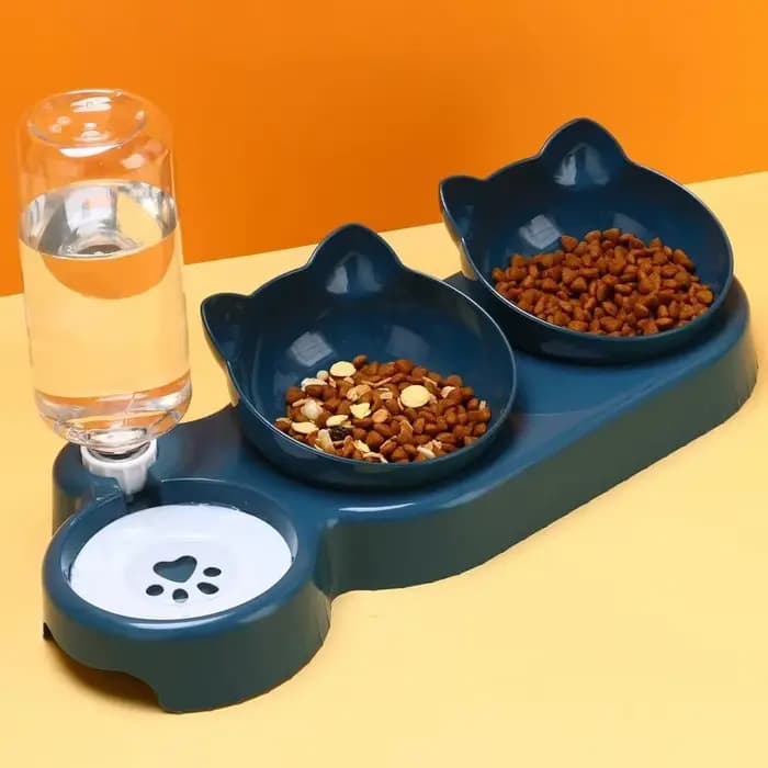 Mangeoire pour chat 3 en 1