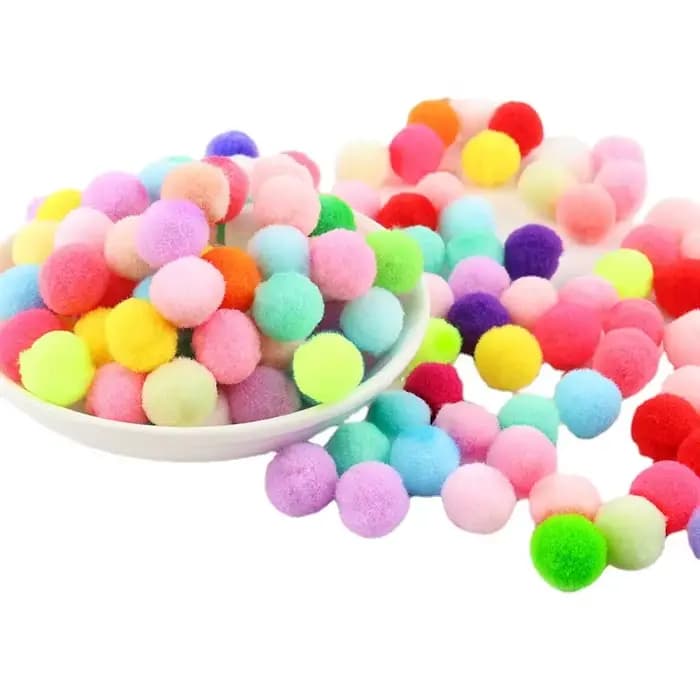 Boules de Pompon 8mm 10mm 15mm 20mm 25mm 30mm