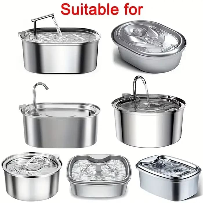 8/12/16/24 pièces filtres de fontaine d'eau pour chat pour 108Oz/3.2L débit