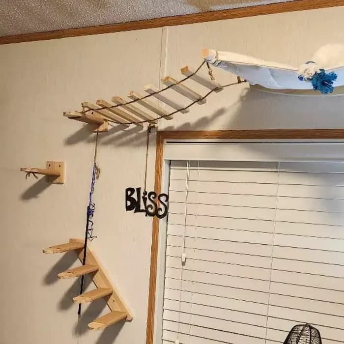 Tour d'arbre à chat en bois
