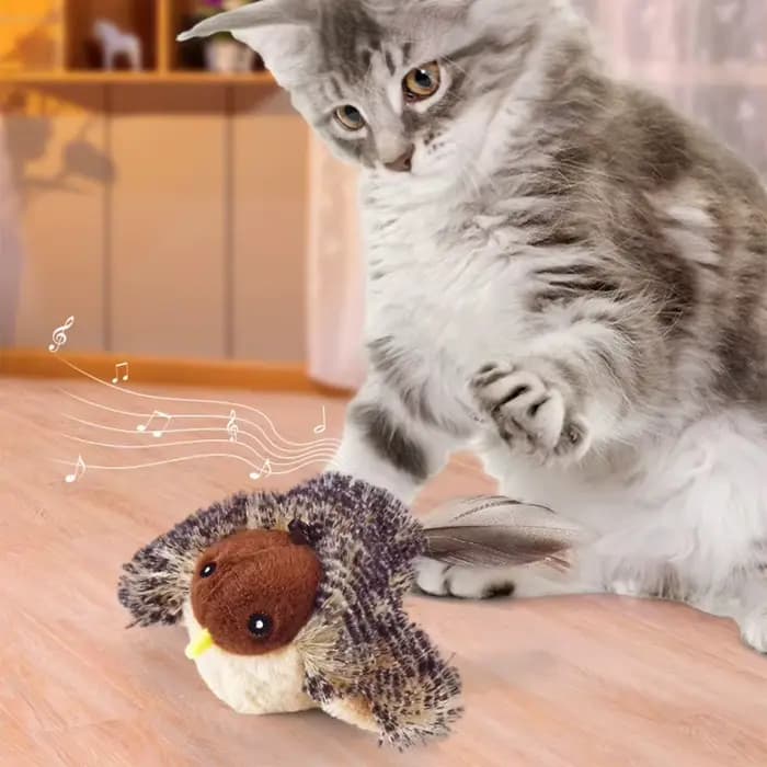 Flappy-Jouet Interactif en Peluche pour Chat et Animal de Compagnie