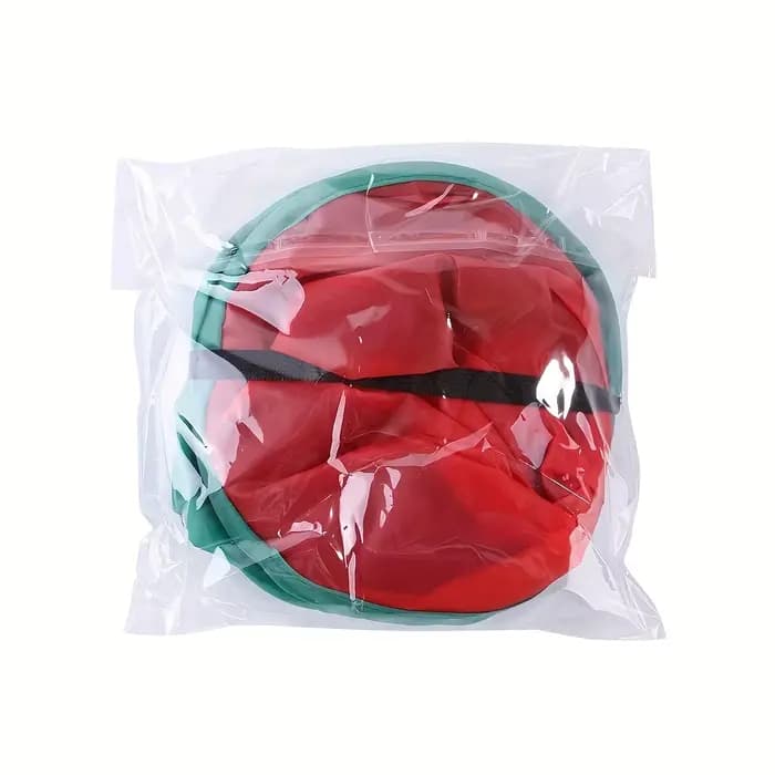 Tunnel carré pliable arc-en-ciel pour chat