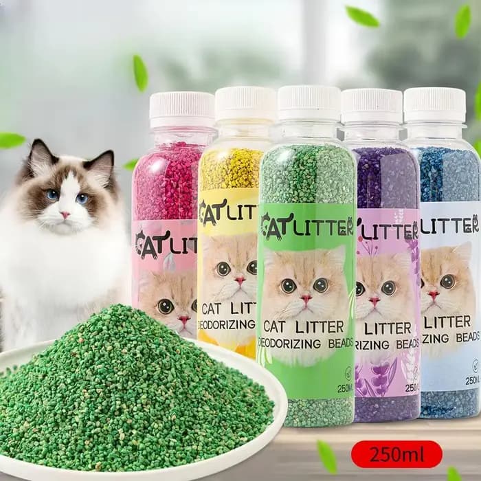 Litière pour chat perles désodorisantes