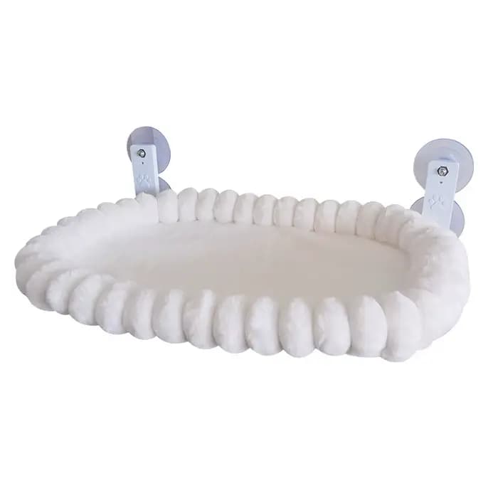 Hamac de fenêtre pour chat avec ventouses fortes – Perche confortable pour chats d'intérieur