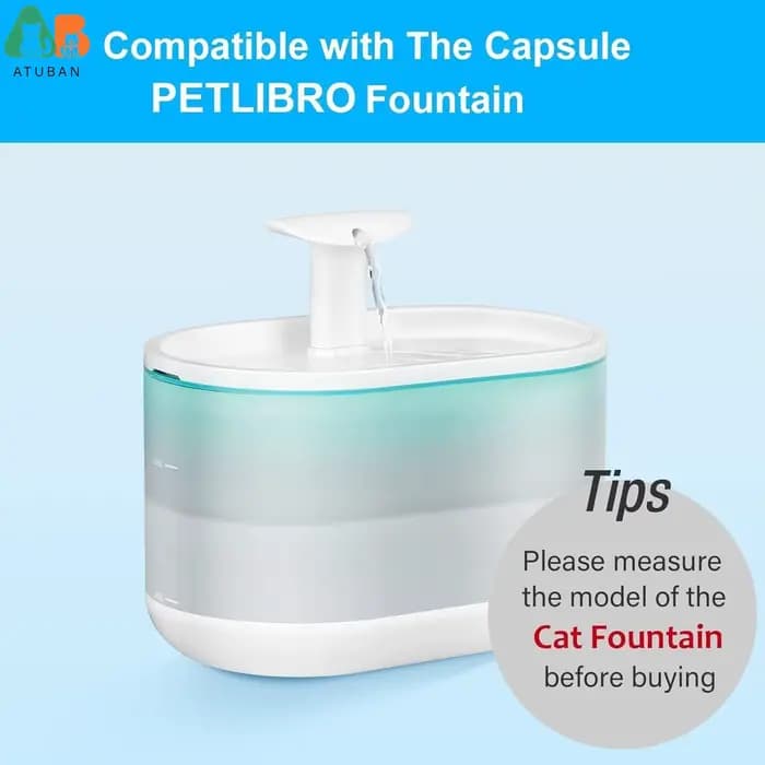 ATUBAN – filtres de remplacement pour fontaine pour chat