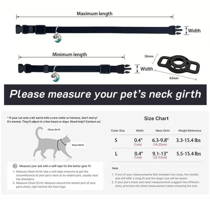 Collier Airtag pour animaux de compagnie