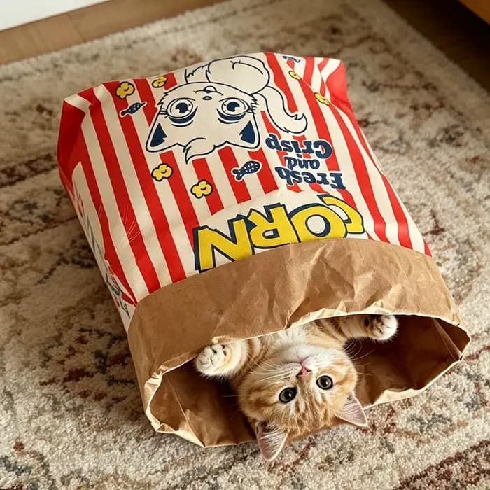 Sac à chat froissé pliable interactif pour chats