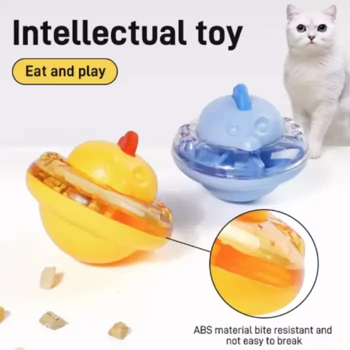 Distributeur de nourriture amusant en forme de poulet pour chien et chat, jouet interactif, mangeoire lente, Puzzle, jouet pour chats et chiens
