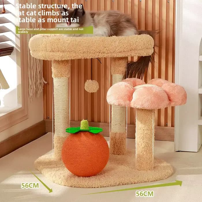 Arbre à chat moderne pour animaux de compagnie d'intérieur