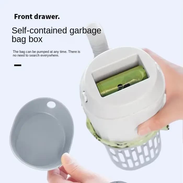 Pelle à litière pour chat avec sac de recharge