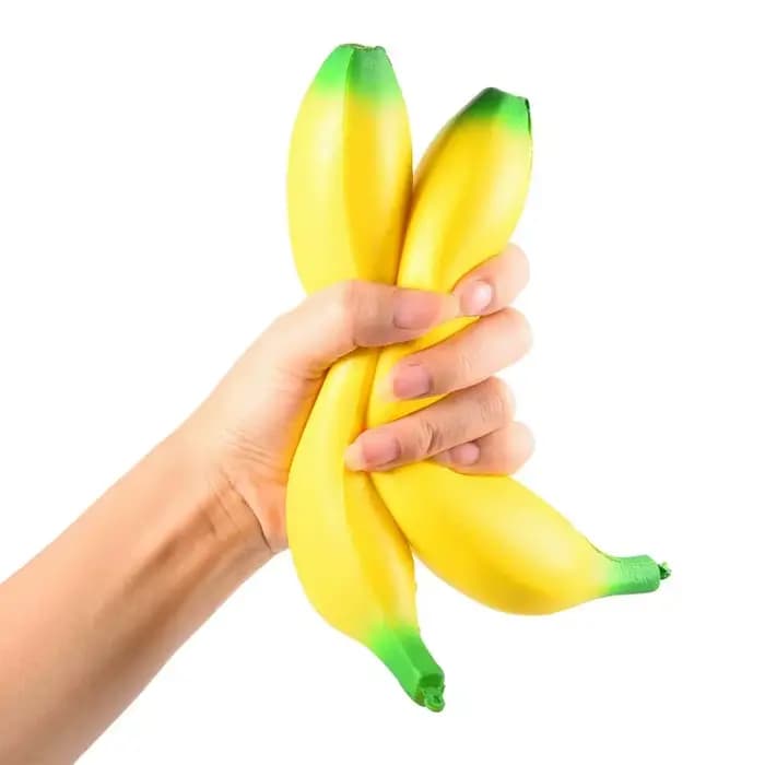 Jouets sensoriels anti-stress en forme de fruits (fraise, banane, pêche) pour adultes, jouets sensoriels à pression lente, anti-anxiété