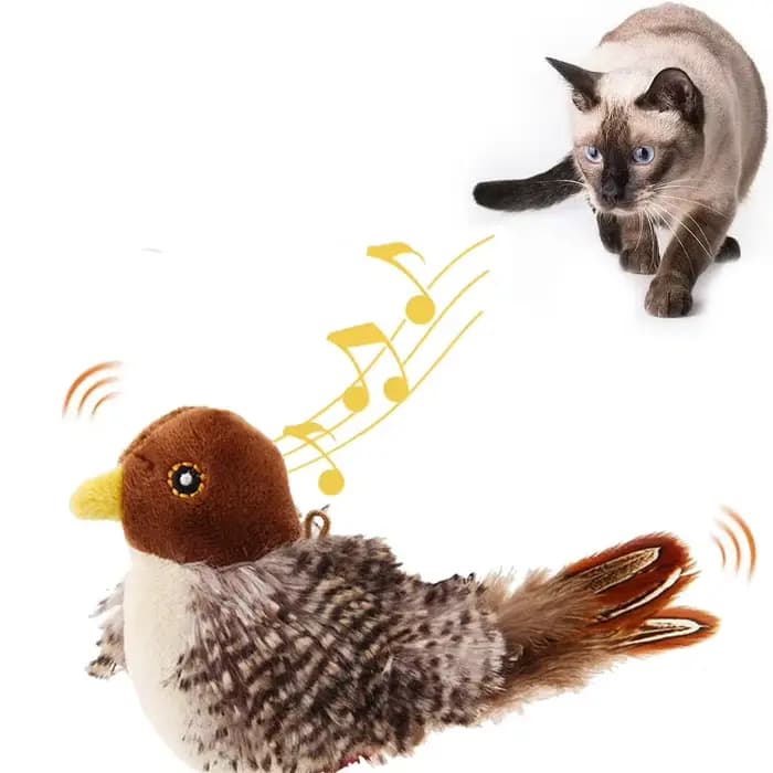 Jouets Interactifs en Peluche pour Chat