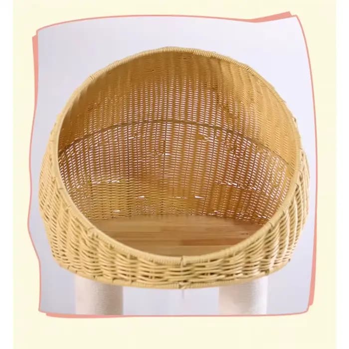 Arbres à chat d'angle en bois de luxe avec sisal