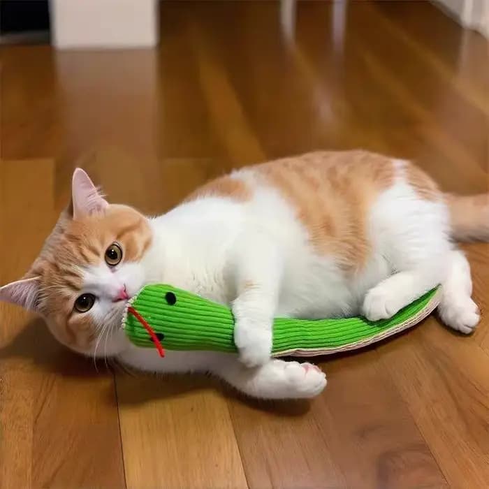 Jouet interactif pour chien et chat en forme de serpent