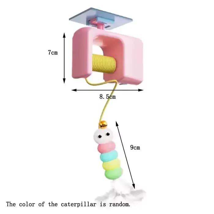 Jouets électriques interactifs pour chats, nouveaux et populaires, avec portes suspendues, balles automatiques pour chats, jouets amusants pour chats à faire jouer soi-même