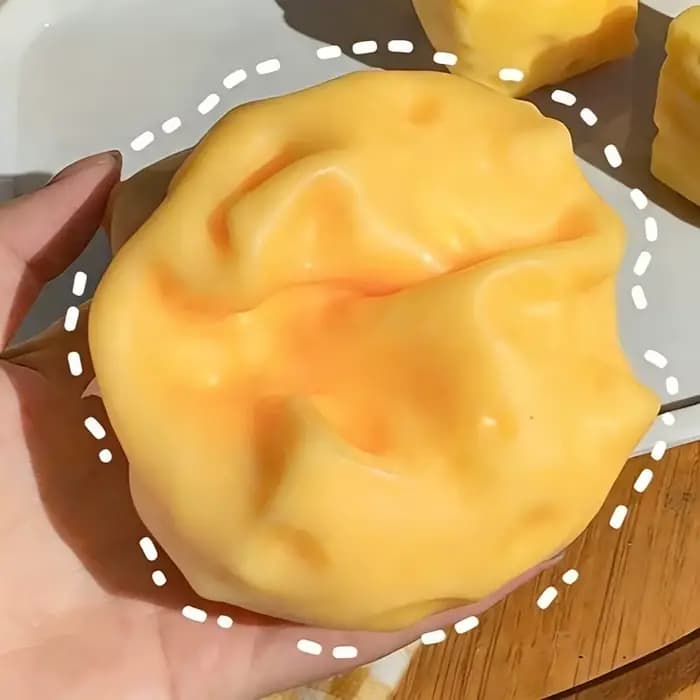 Jouet géant en forme de fromage à presser