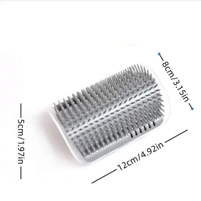 Brosse de massage pour chat, brosse d'angle pour enlever les poils, brosse de beauté pour nettoyer les coins, peigne gratteur amovible pour chaton et chat