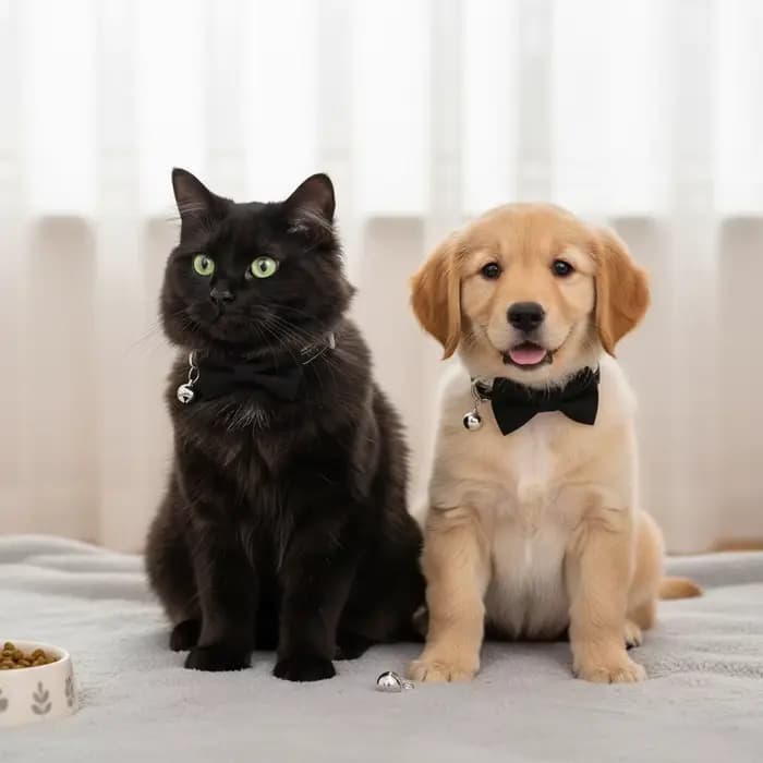 Collier réglable pour animaux de compagnie 22-28cm
