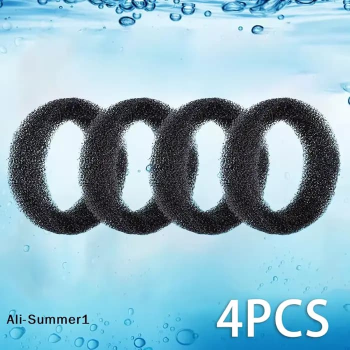 【E】4 pièces filtre de fontaine pour animaux de compagnie