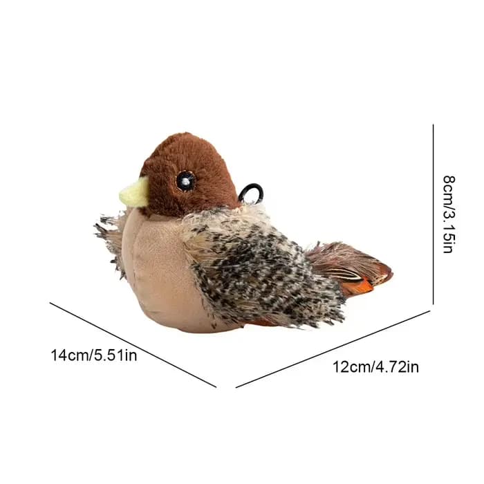 Flappy-Jouet Interactif en Peluche pour Chat et Animal de Compagnie