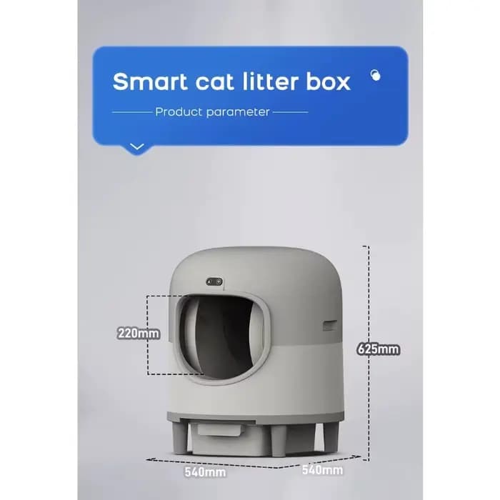 Bac à litière automatique pour chat