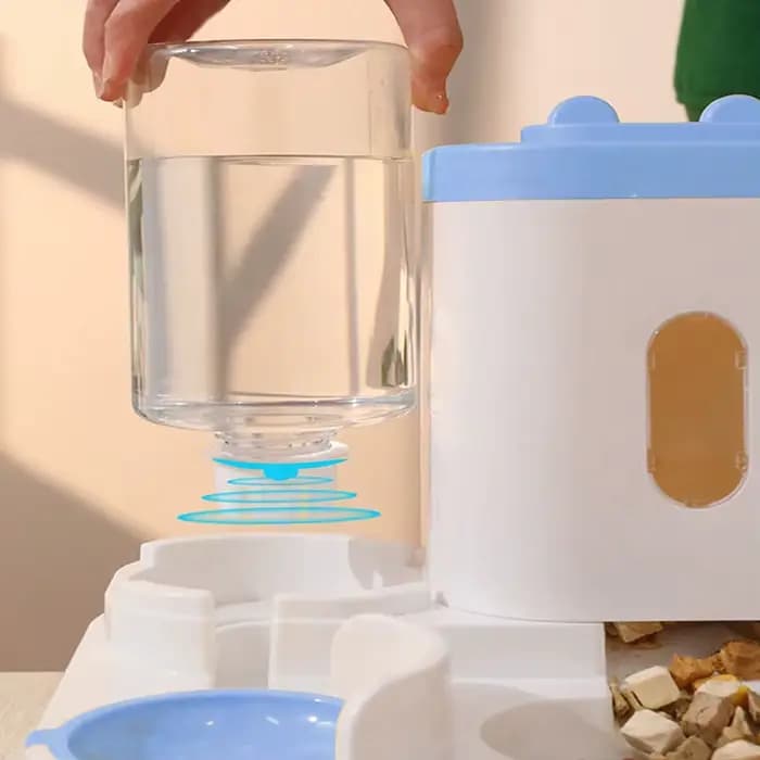 Bol pour chat chaud, ensemble de nourriture pour animaux de compagnie