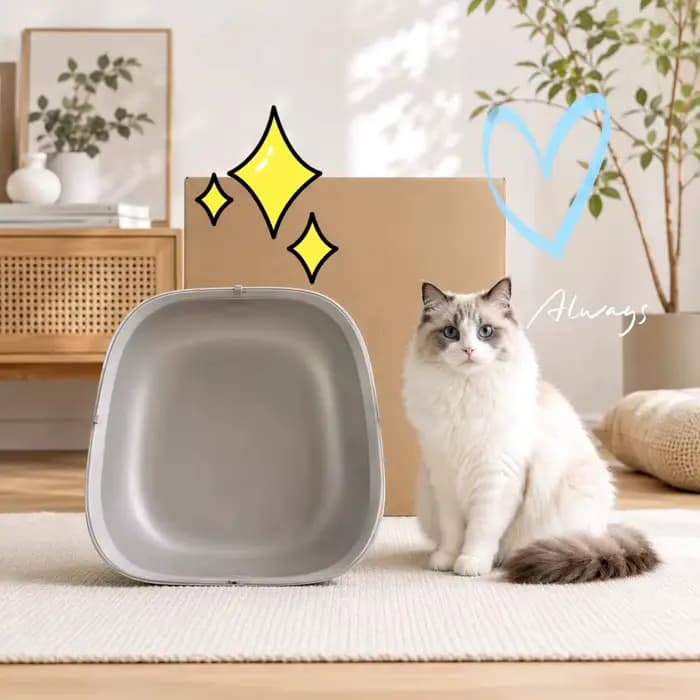 Tapis en silicone pour litière de chat pour bac à litière automatique, imperméable, antidérapant, anti-urine, tapis de récupération de litière, facile à nettoyer, tapis de toilette pour animaux de com