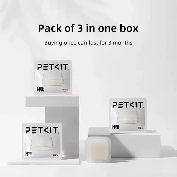 PETKIT N50 Cubes déodorants deuxième génération pour PURA MAX bac à litière automatique recharge fournitures de contrôle des odeurs d'animaux accessoires