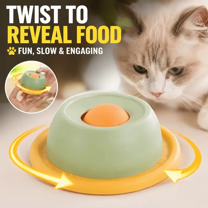 Bol pour chat anti-éclaboussures de grande capacité ! Fabriqué en matériau de qualité alimentaire avec une base robuste