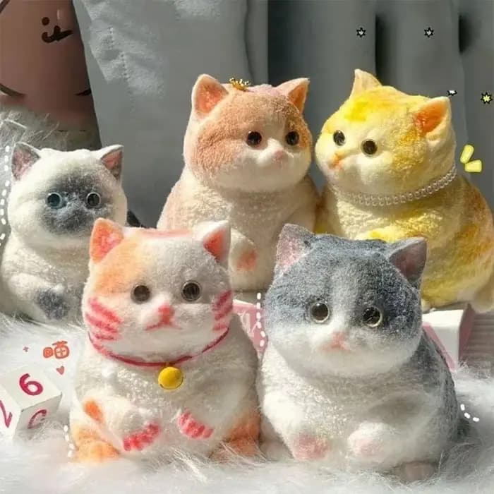 Peluche chat animal mignon