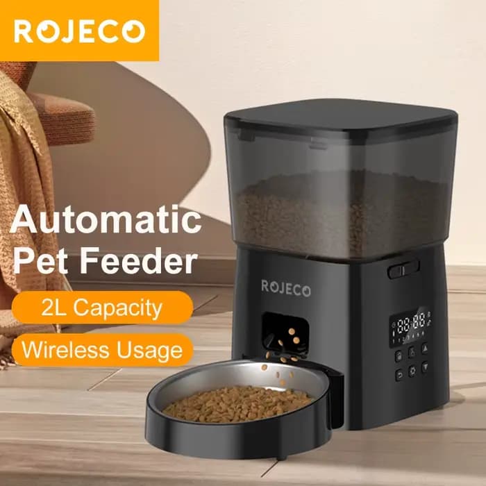 ROJECO mangeoire automatique pour chat animal de compagnie intelligent