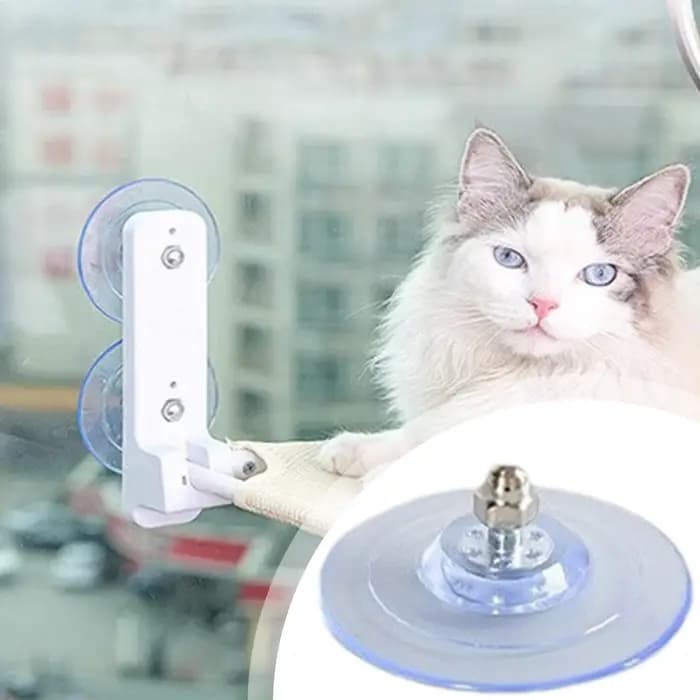Hamac pour chat à ventouses