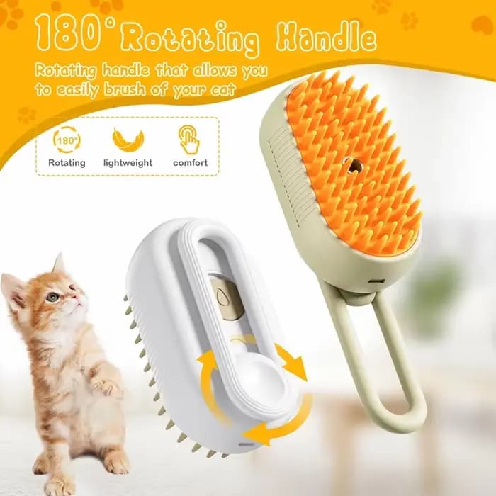 Brosse vapeur pour chat