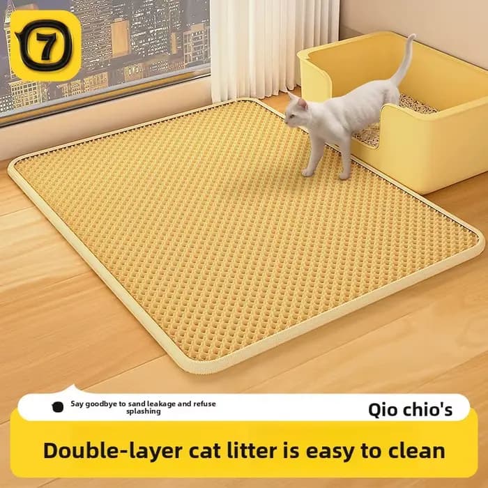 Tapis pour litière de chat