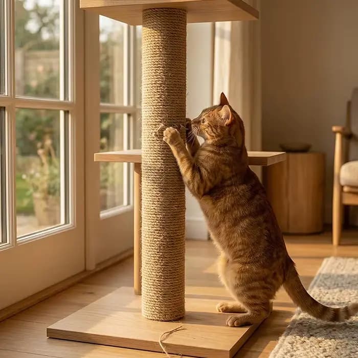 Poteau à gratter pour arbre à chat