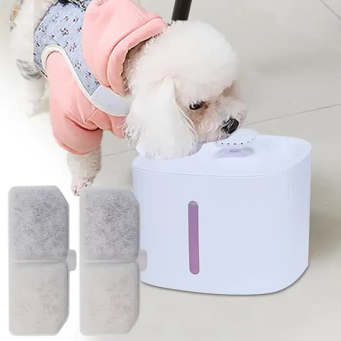 Filtre de fontaine à charbon actif pour animaux de compagnie