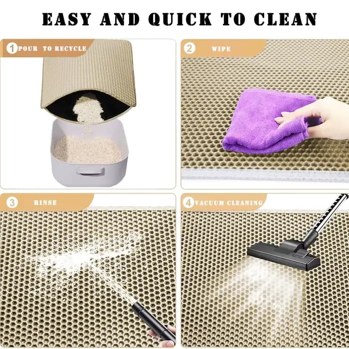 Tapis de litière pour chat de grande taille