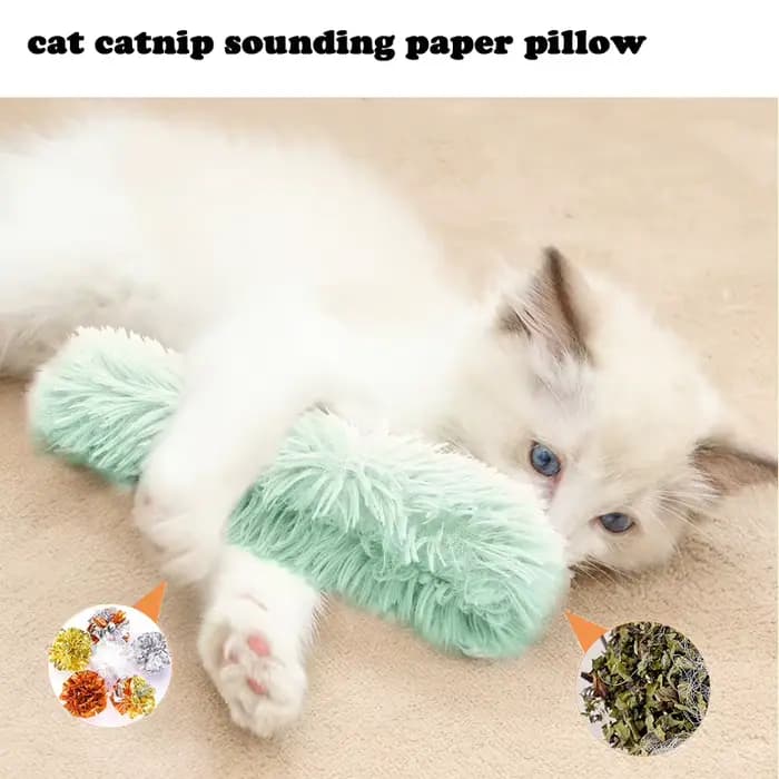 Peluche pour chat, coussin en velours PV chaud pour l'hiver