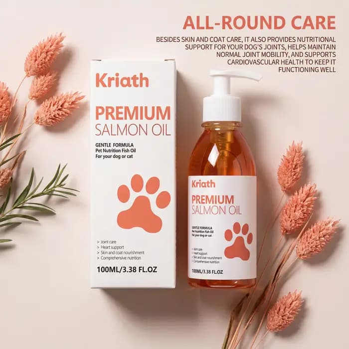 Huile de saumon pure 100 ml pour chiens et chats
