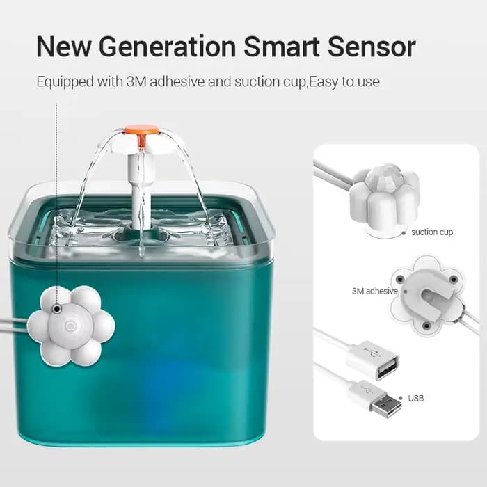 ROJECO capteur de mouvement Intelligent pour fontaine d'eau automatique pour chat