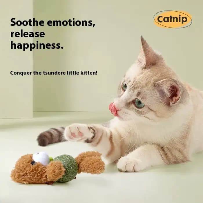 Boule d'herbe à chat pour chat