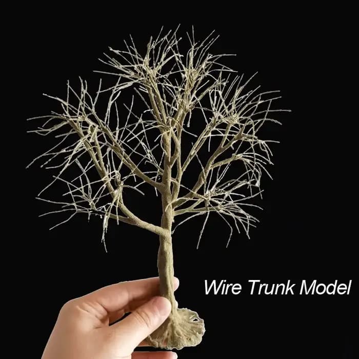 Tronc d'arbre en fil de 10 à 28cm
