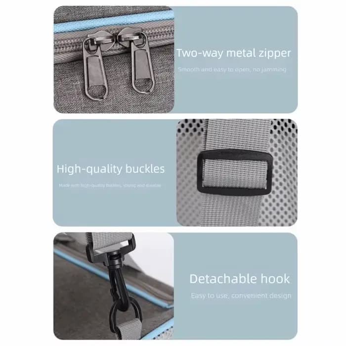Sacs de transport pour chat en maille pliables