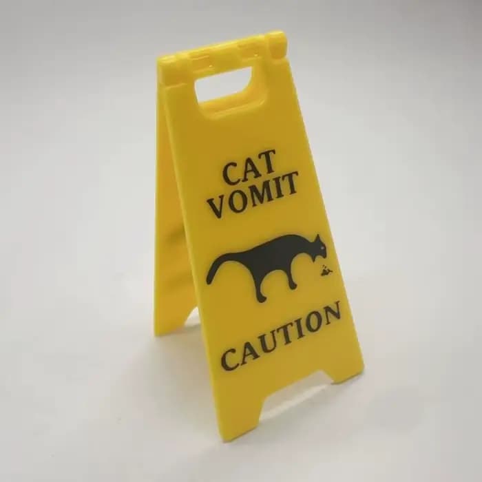 Panneau d'avertissement pour chat et chien