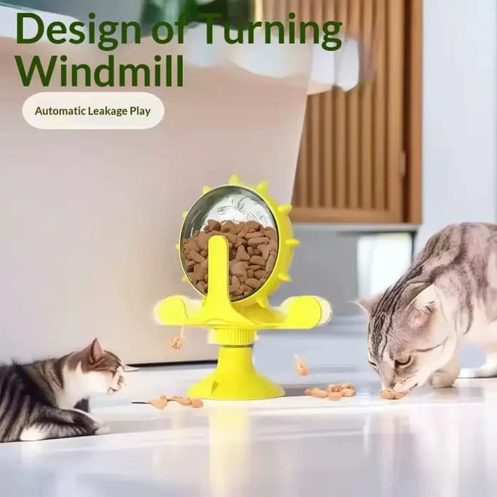 Jouet distributeur de nourriture pour chat