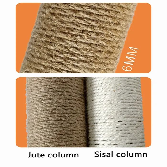 Tour d'arbre d'escalade pour chat, accessoires de remplacement, jouets pour animaux de compagnie, poteaux à gratter, piliers en Tube de papier dur avec cordes en Sisal, bricolage
