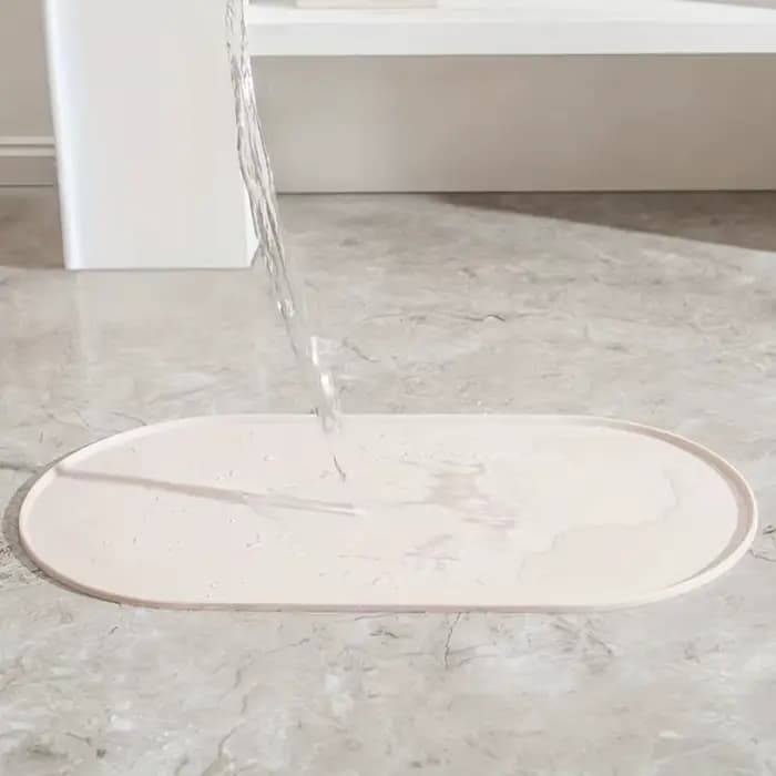 Tapis d'alimentation pour chat avec conception imperméable antidérapante