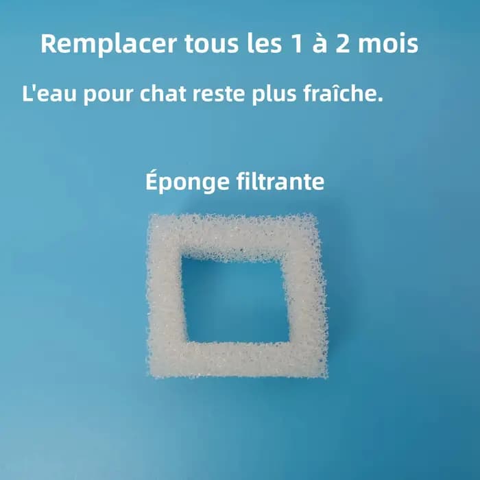Fontaine à eau pour animaux de compagnie avec 4 filtres